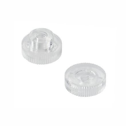 5 stuks - Transparante Kartelmoer / Kunststof Moer M4 - Type: TM