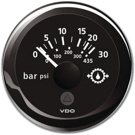 VDO VLB Trans Olie Druk 0-30bar/0-435psi RB 52mm