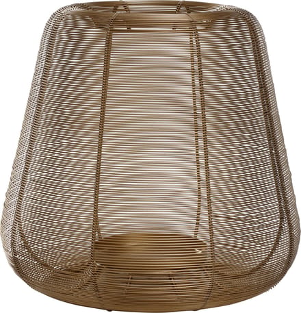 PTMD Jaden Windlicht XL - 40 x 40 x 39- Ijzer - Goud