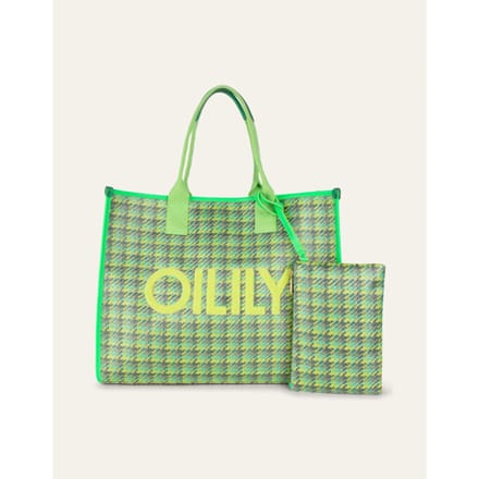 Oilily Sheila - Shopper - Dames - Ritssluiting - Waterafstotend - Groen - One size