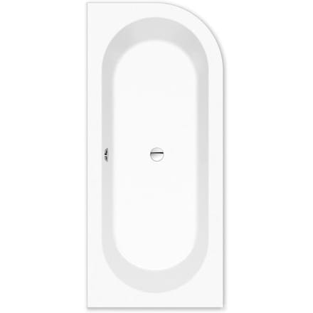 Steinkamp Life corner bath 180 x 80 cm right with apron and M5 drain set STB37998