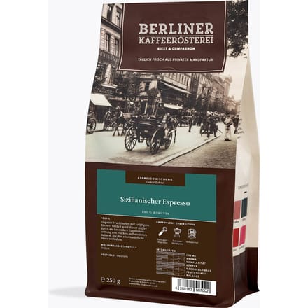 Berliner Kaffeerösterei Siciliaanse Espresso 250g