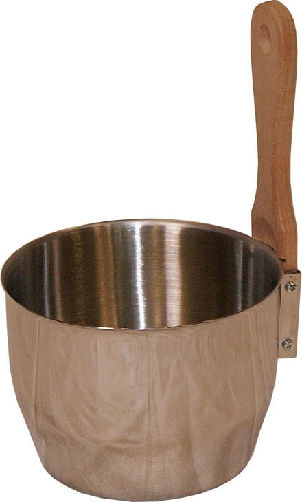 Saunia - Sauna emmer en lepel - RVS - 4,5L