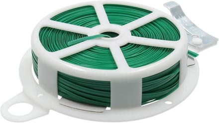 Spoel met 100 meter kunststof coating - Groen