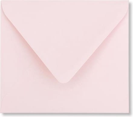 Envelop 12,5 x 14 Lichtroze, 60 stuks