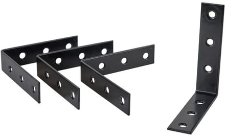 Stoelhoek - 85 mm - Zwart (4 stuks)