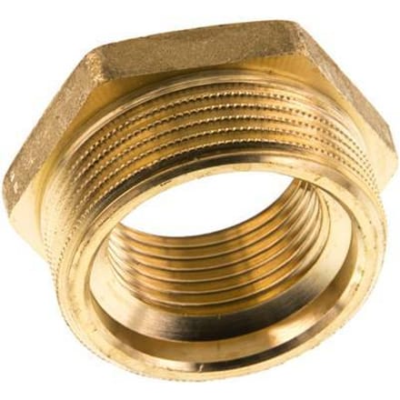 G 1'' x G 1 1/2'' F/M Messing Verloopring 16 Bar - FL2S-FM-B-100G-112G