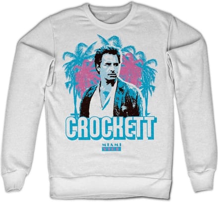Miami Vice Crockett Palms-sweatshirt White