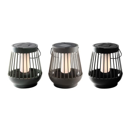 Lantaarn lines vlam 13cmx15cm solar 3 assorti