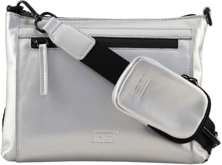 JOST schoudertas Halmstad Crossbody Bag Silver zilverkleurig