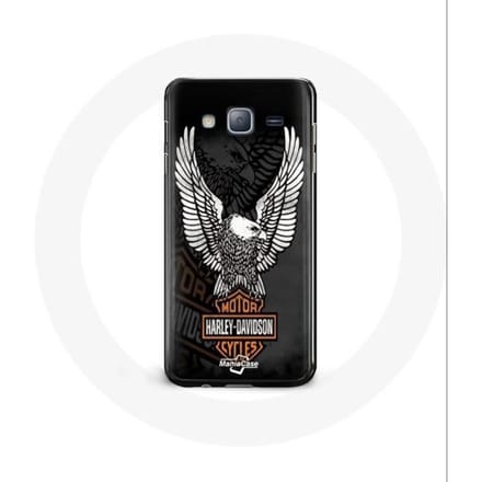 Hoesje voor Samsung Galaxy J5 Harley Davidson adelaarslogo
