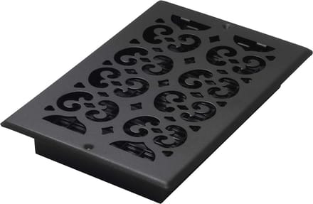 Vloerregister 6x10 Inch met Scroll Design in Staal voor Wand en Plafond