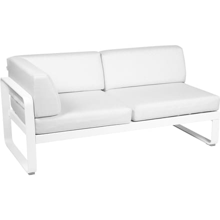 Fermob BELLEVIE hoekmodule links - 01 katoenwit - 81 witgrijs