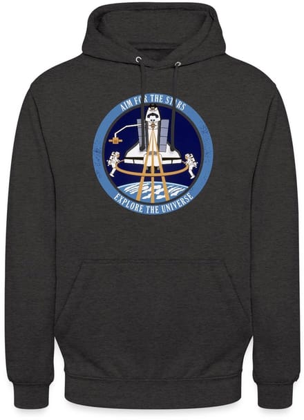 NASA Aim For The Stars Hoodie Unisex