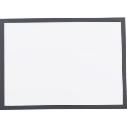 Cadre de fichier magnétique Transparent en PVC, cadre d'affichage de documents pour papier lettre au format A4, Photo, Photo gris
