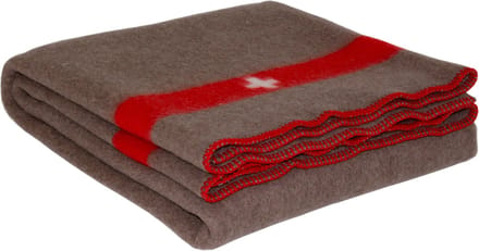 MoST - Merino wollen deken Swiss - 140 x 200 cm - bruin