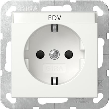 Gira Systeem 55 Schuko Stopcontact Met Veiligheid Plus - 446227