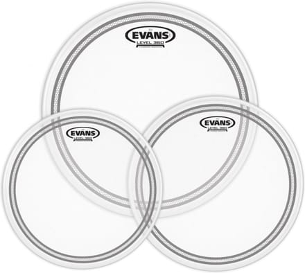 Evans velSet EC2 SST, coated, standaard, ETP-EC2SCTD-S - Drumvellen set