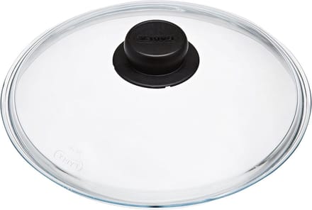 Glazen Deksel - Pan Deksel - Koken en Bakken - Hittebestendig Glas - 26 cm - Transparant