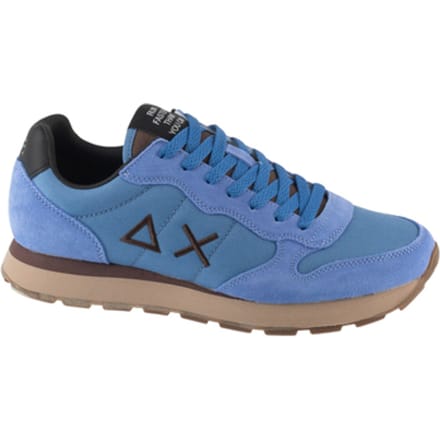 SUN68 Tom Solid - Heren Sneakers Schoenen Blauw Z46101-12 , Maat: EU 41
