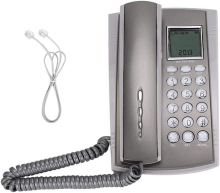 Vaste Telefoon voor Thuis - Extra Luide Oproepvolume en Duurzaam Ontwerp - Tafel en Wandmontage