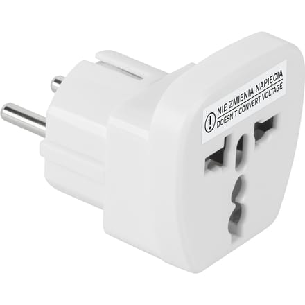 Universele AC-adapter - Wit - 250V 16A - Elegant Ontwerp