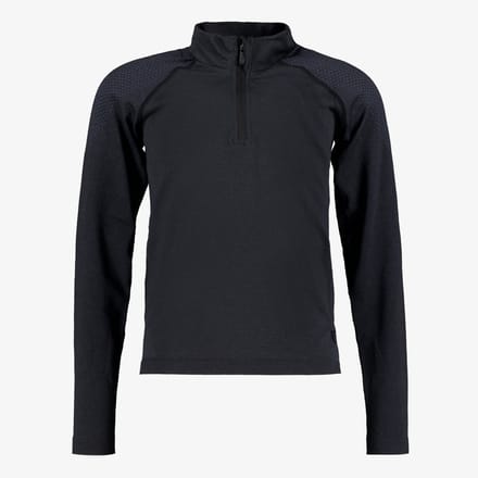 Osaga seamless kinder sport pully zwart - Maat 146/152