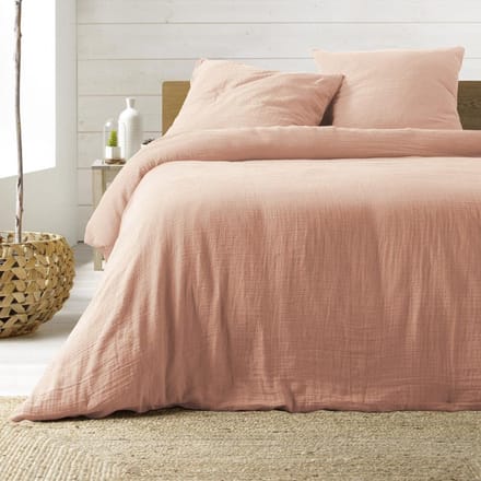 Katoenen gaas bedset 240x260cm