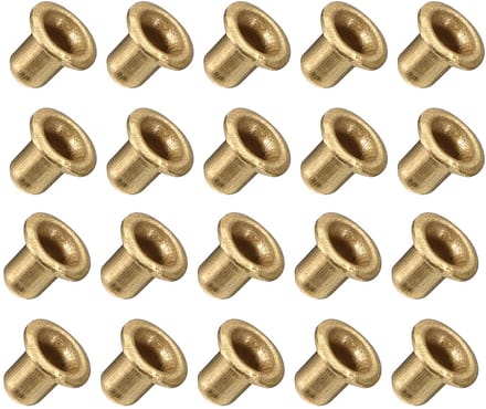 Dailygoods - Koper Holle Klinkmoeren voor PCB-platen (2,5x3mm) - 200 stuks