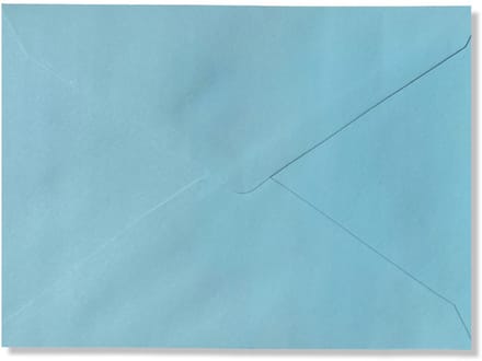 100 Luxe Enveloppen - B6 - Blauw - 125x175mm - 110 grams -