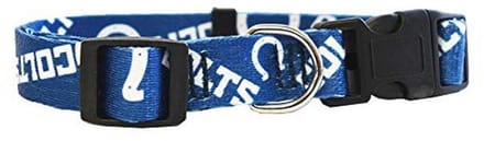 NFL Indianapolis Colts Halsband voor Huisdieren - Teamkleur, Groot