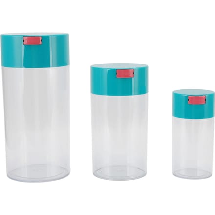 Luchtdichte Pot Set Transparant 2100ml 1100ml 400ml Plastic Vacuüm Bewaardozen voor Gedroogd Fruit Koffie white