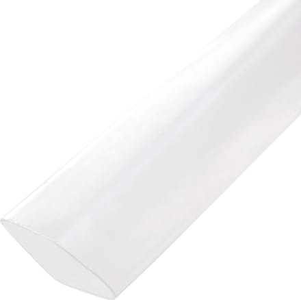BeMatik - 25,4 mm transparante krimpkous in een spoel van 3 m