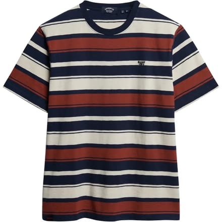 Superdry - Gestreept T-shirt met relaxte pasvorm - Heren - T-shirts