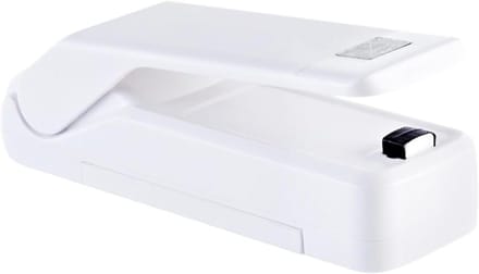 Afsluitmachine - Voedselverpakker Hitte - Voedsel Bewaren - USB Oplaadbaar - 11.5 cm - Wit