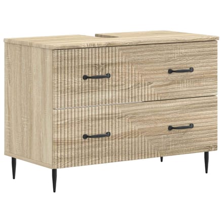 vidaXL - Wastafel - kabinet - voor - de - badkamer - HAARLEM - Sonoma - Eiken