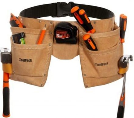 ToolPack 366.008 Regular Gereedschapsgordel - Dubbel - Leder