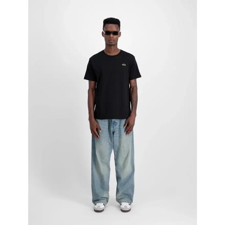 T-shirt met klein logo Alpha Industries 3D