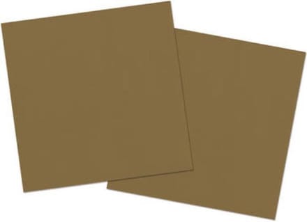 Folat - Servetten - Goud 33x33cm (20 stuks)
