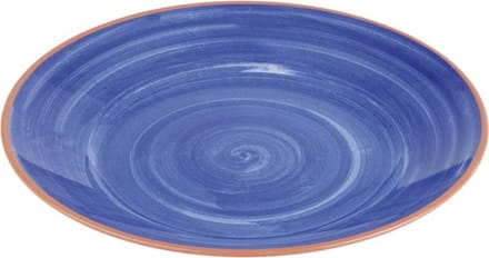 Melamine serveerschaal "la vida", \xf832 cm, blauw, set van 2 stuks