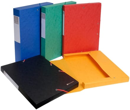 Exacompta 10x Klasseerdoos Scotten Rug 25mm - A4 - Geassorteerd - 50710E