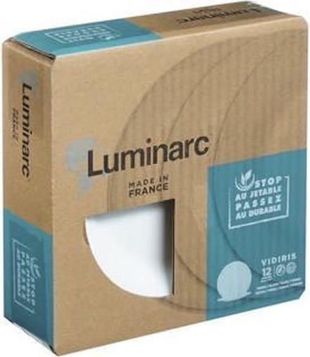 Luminarc Vidiris Diep Bord 22 Cm Set12