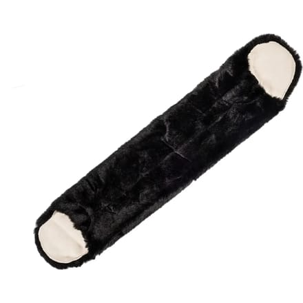 Saddle cover voor paard van synthetisch schapenvacht Burioni Western