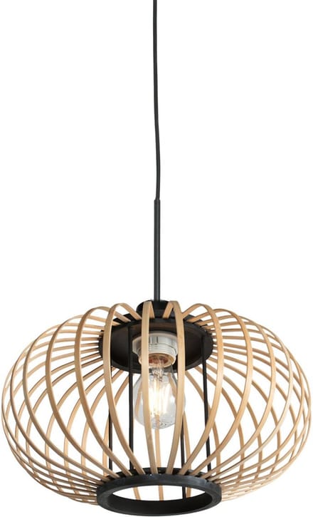 Steinhauer - hanglamp - Sparkled Light - naturel - bamboe - E27 - 4479ZW