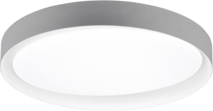 Reality Leuchten LED plafondlamp Zeta tunable white, grijs/wit