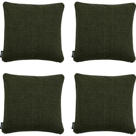 Madison - Sierkussen Nola green - 45x45x10cm - Set van 4