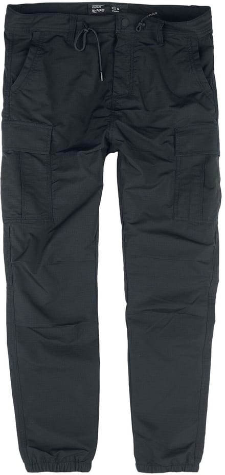 Vintage Industries Clyde Pants Cargobroeken zwart M Katoen - Basics