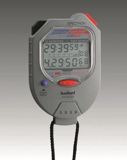 Hanhart electronische stopwatch Spectron 251.1951-00 - 1/100 sec. - 1/100 min. - chronometer
