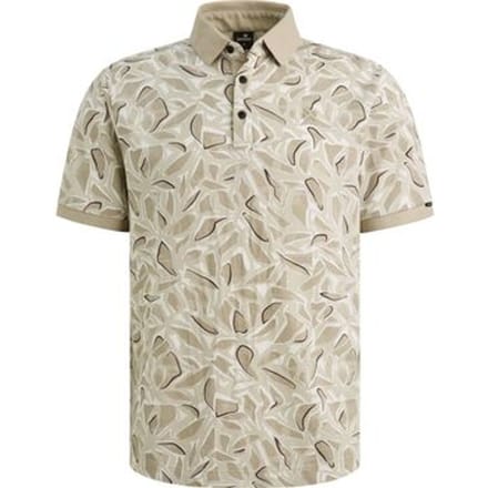 T-shirt Vanguard Poloshirt Piqué Print Beige