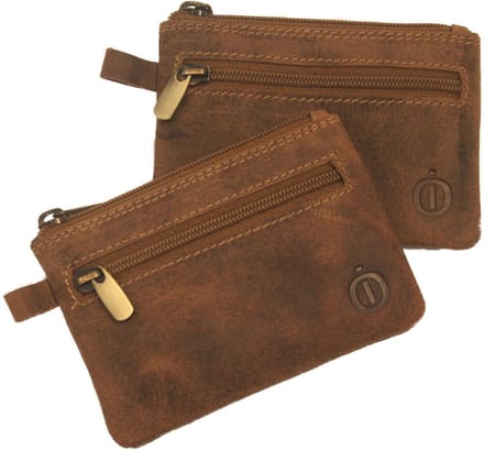 OI sleutelbeursje Hunter bruin 2 stuks